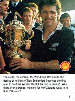1992 Shell Rugby Greats #9 David Kirk Front